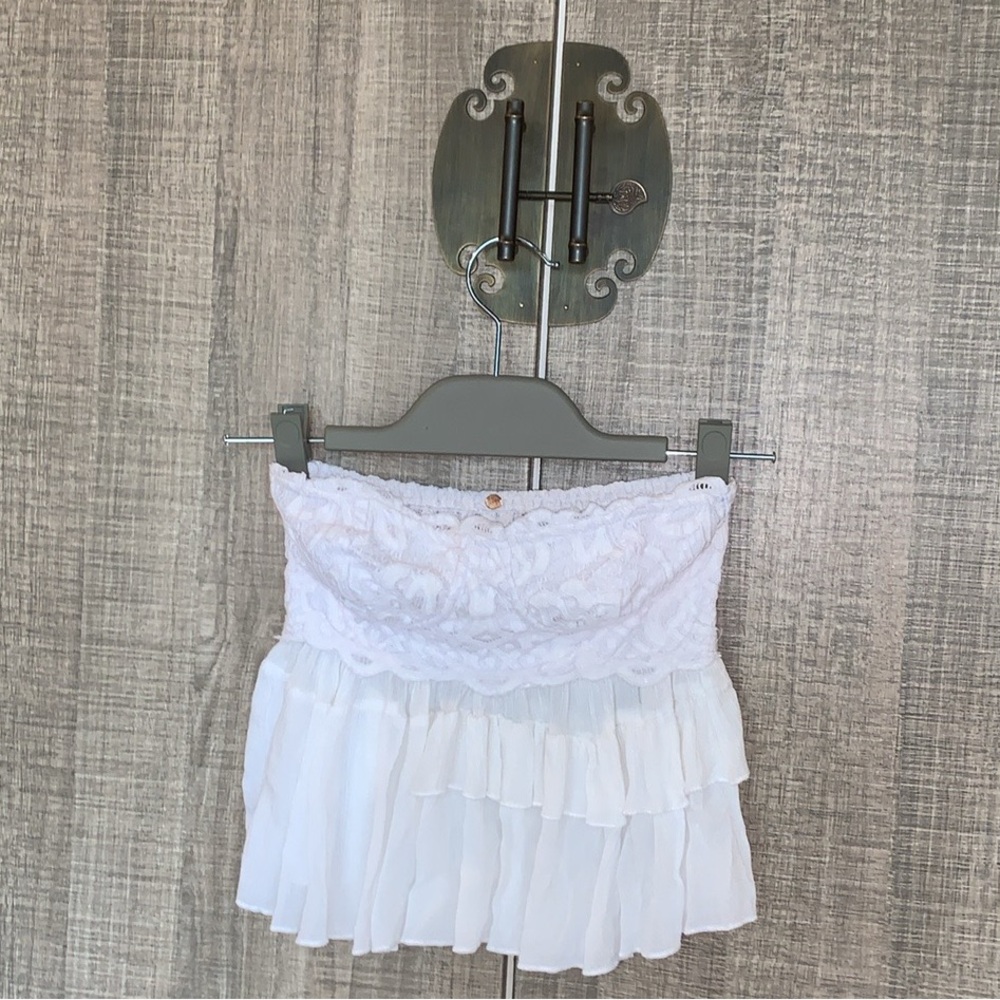 Free People‎ Adella Corset Cami in White
